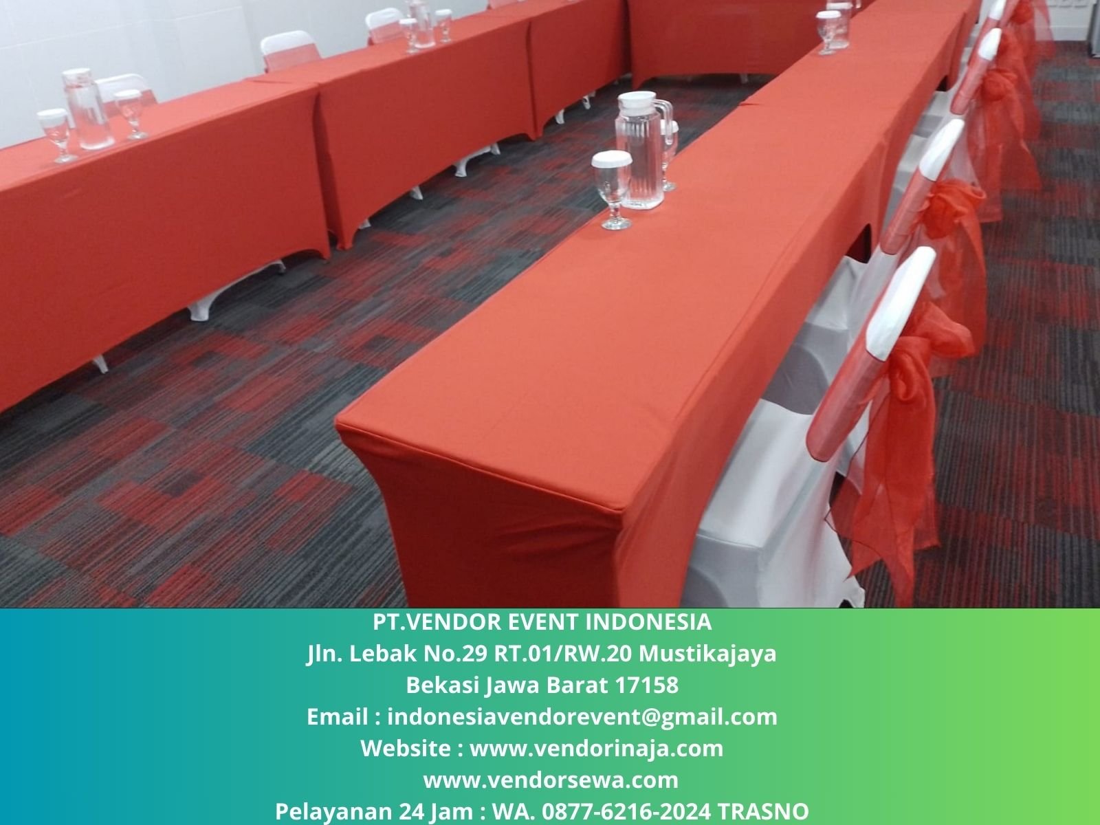 Meja Rnr Merah Penyewaan Meja IBM Street Merah Pajang tanggerang - Pusat Sewa Alat ...