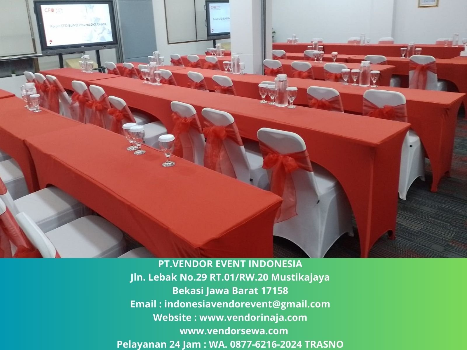 Meja Rnr Merah Penyewaan Meja IBM Street Merah Pajang tanggerang - Pusat Sewa Alat ...