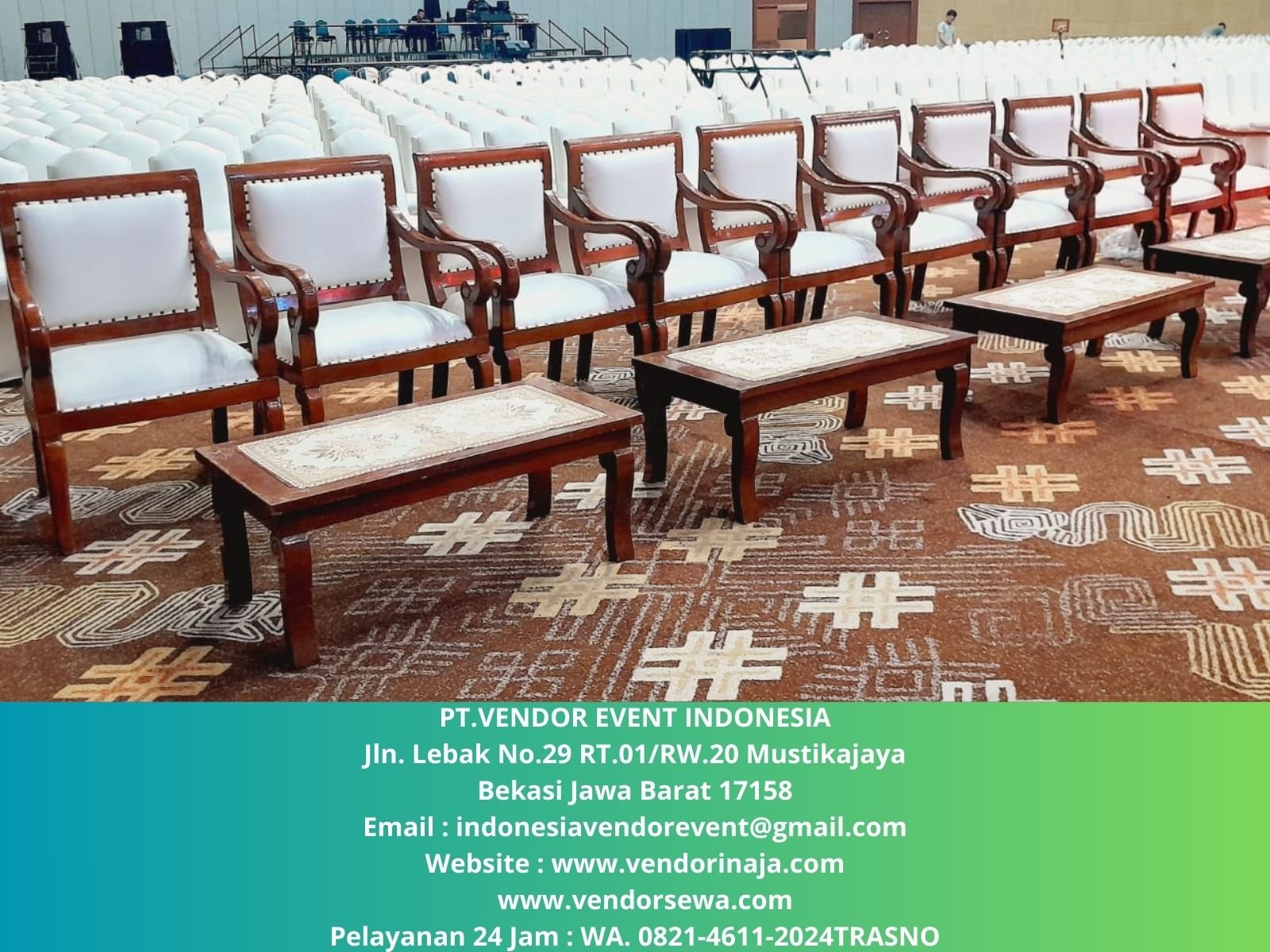 Tempat Sewa Kursi VIP Jokowi Bekasi Cibarusah Kota