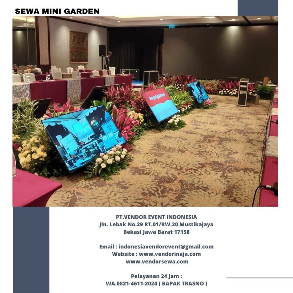 Sewa Mini Garden Bunga Segar Jakarta