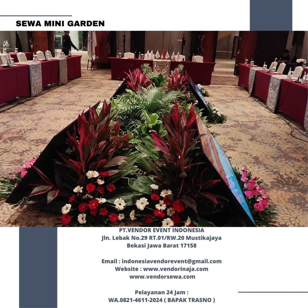 Sewa Mini Garden Bunga Segar Jakarta