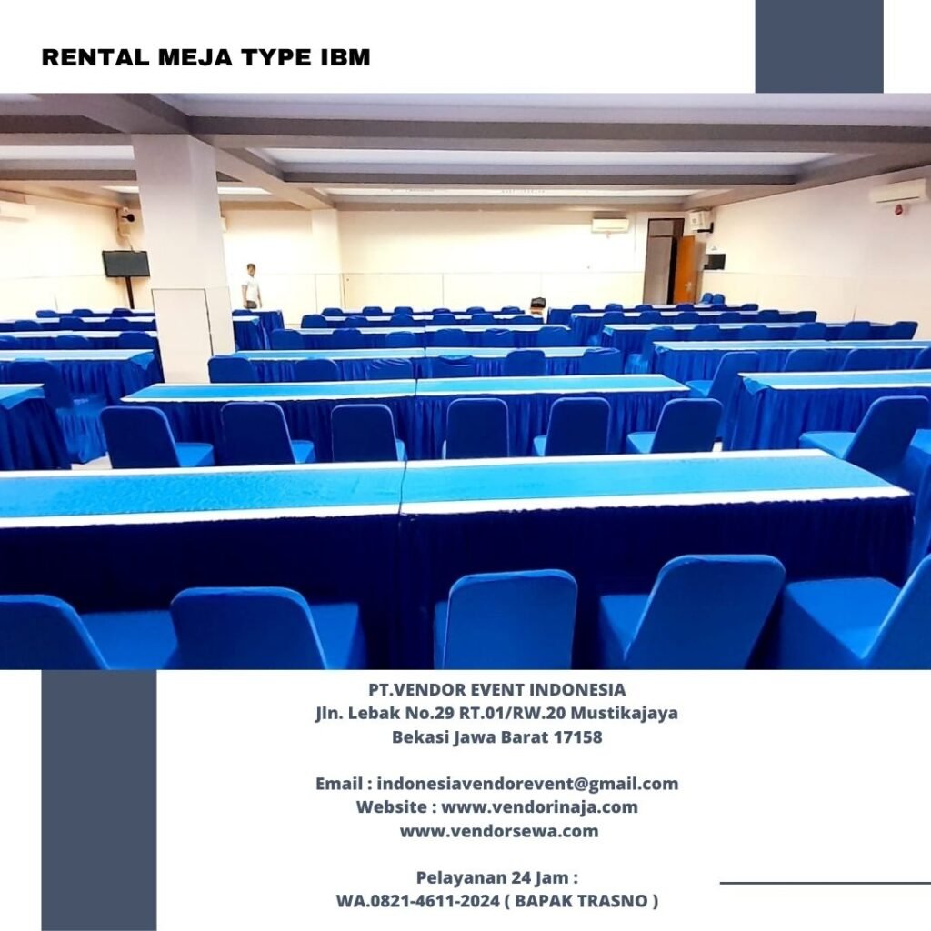 Sewa Meja Panjang Type Ibm Cover Jakarta