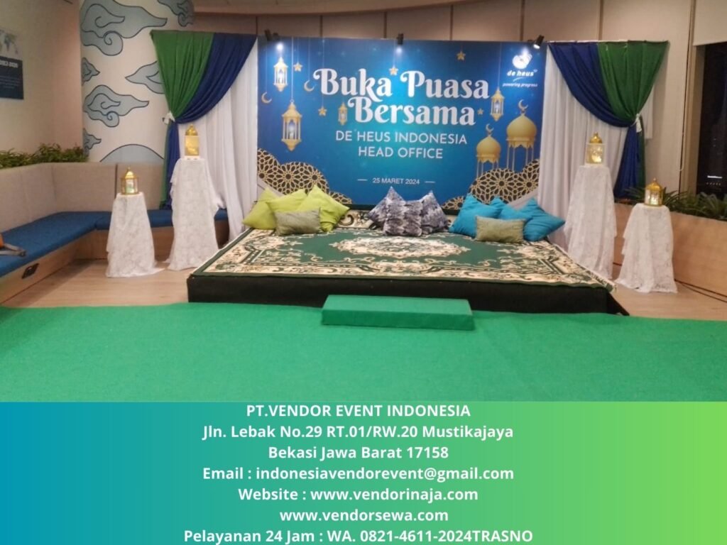 Sewa Set Panggung Dan backdrop Kotak Jakarta