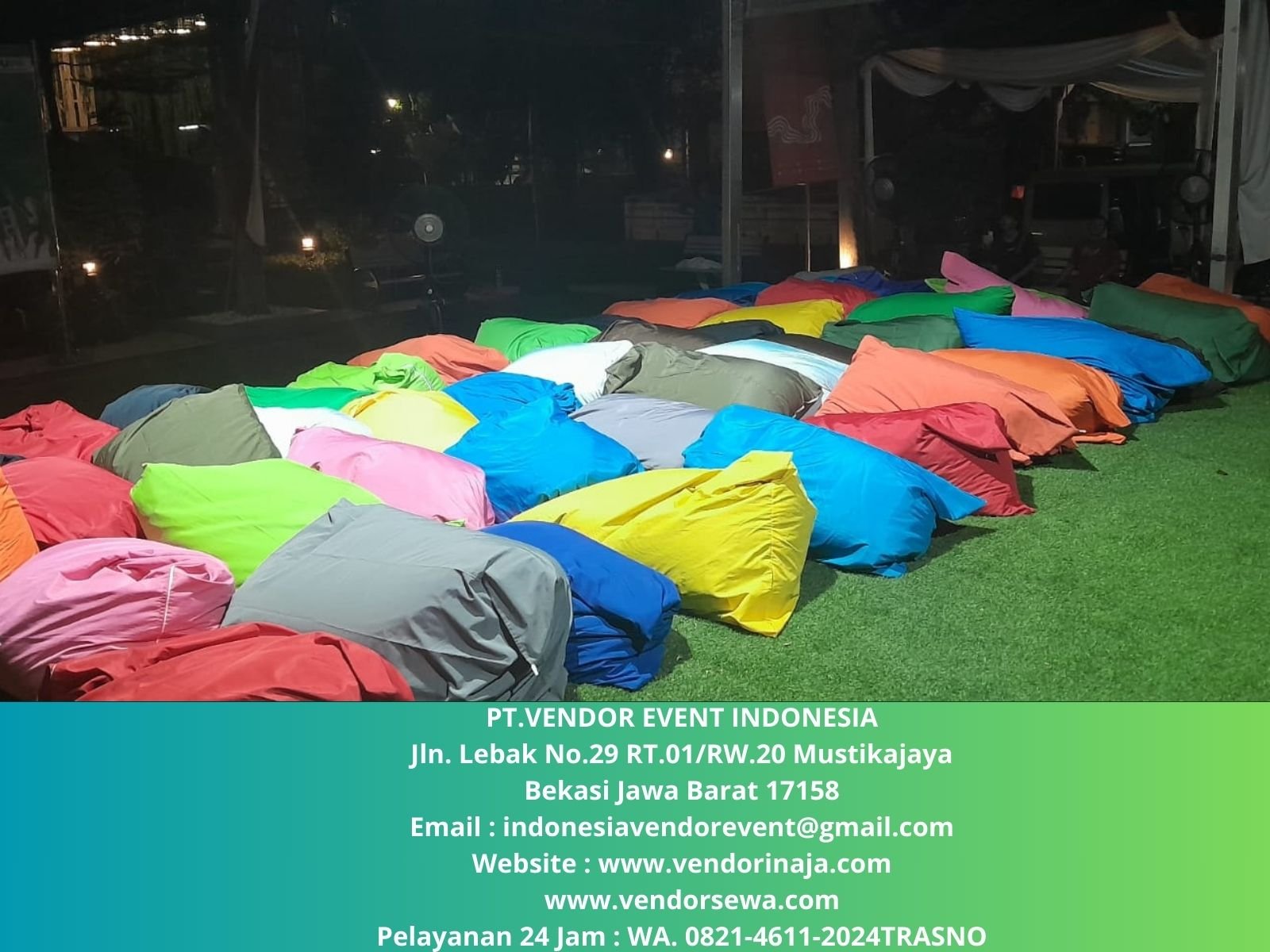 Rental Bean Bag Ukuran S M dan L Area Jakarta