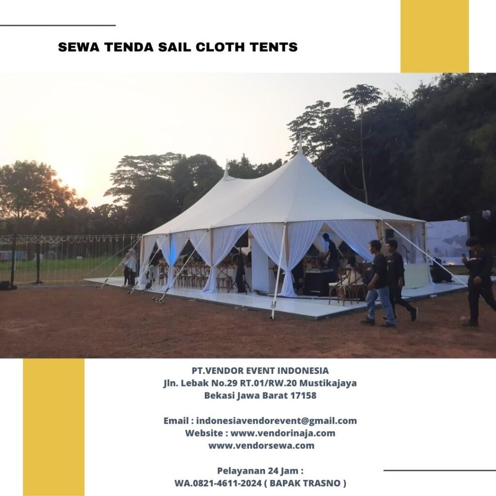 Jasa Sewa Tenda Sail Cloth Tents Bogor