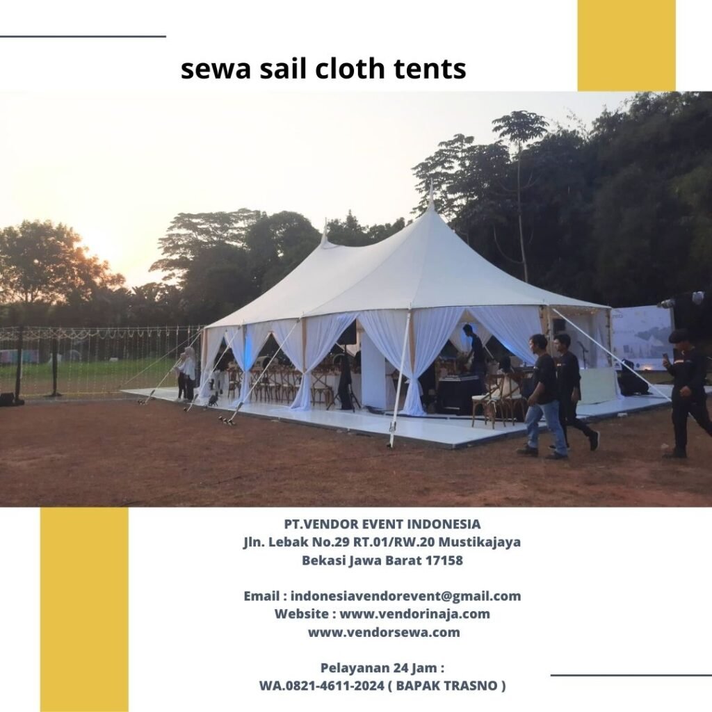 Jasa Sewa Tenda Sail Cloth Tents Bogor