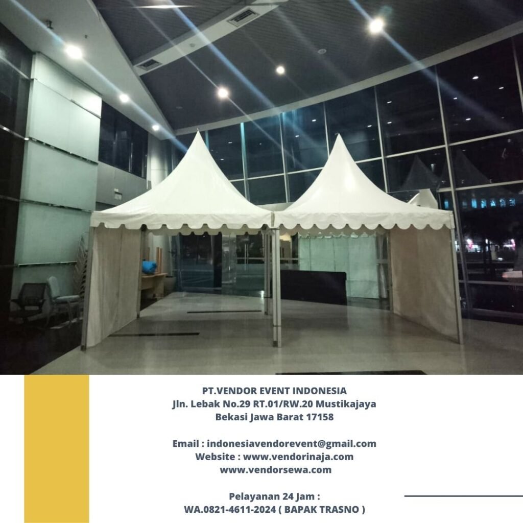 Sewa Tenda Atap Lancip Type 3x3meter di Jakarta