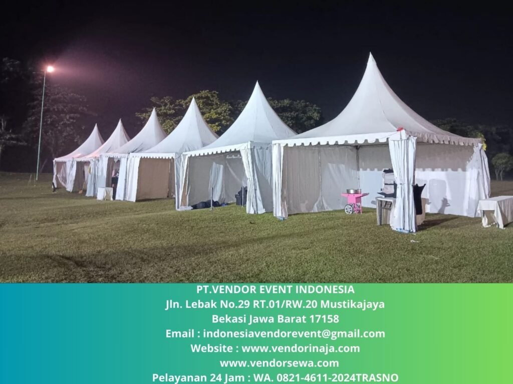 Sewa Tenda Kerucut Dan Konvensional Event Upacara HUT RI Di Jakbar