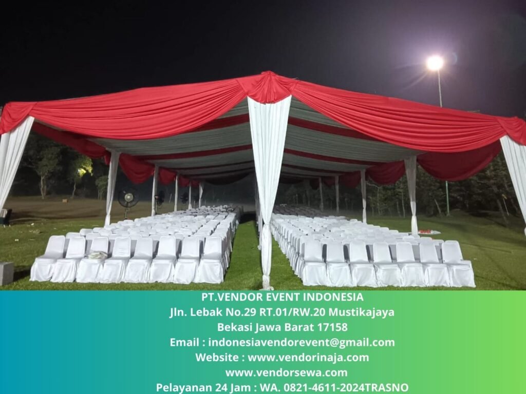 Sewa Tenda Kerucut Dan Konvensional Event Upacara HUT RI Di Jakbar