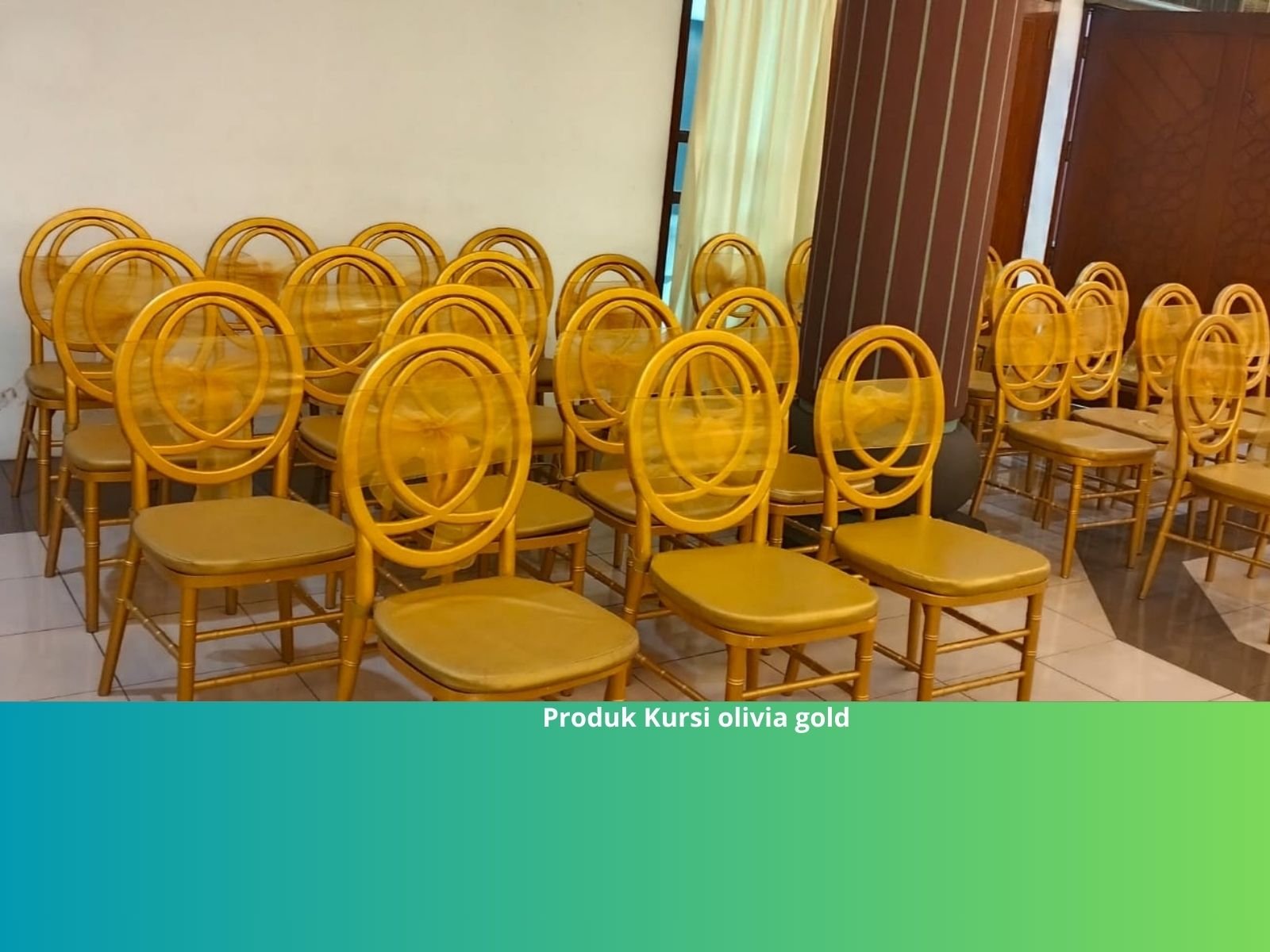 Tempat Sewa Kursi Olivia Gold Area Bekasi