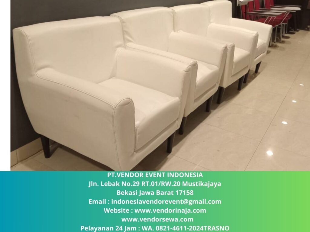 Sewa Sofa Type Scandinavia Putih Area Terdekat Tangerang