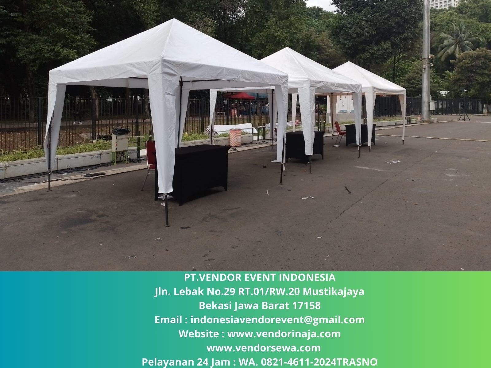 Harga Sewa Tenda Caffe Bazar Area GBK Jakarta Pusat