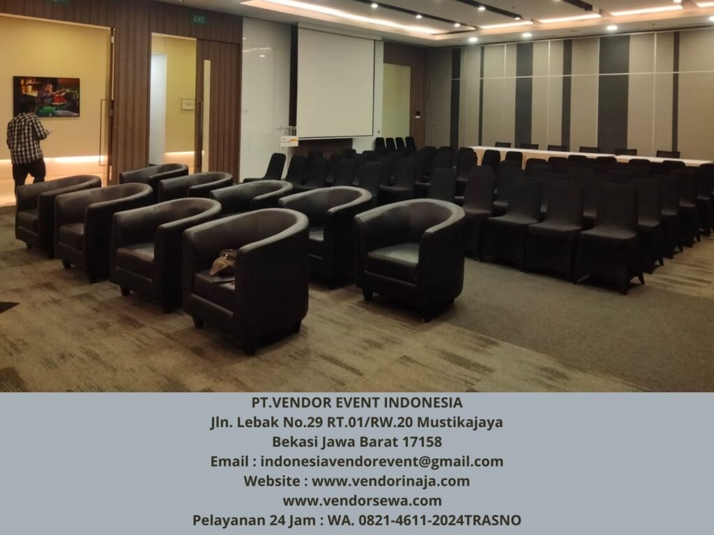 Pusat Sewa Sofa Oval Hitam Dan putih di Jakarta