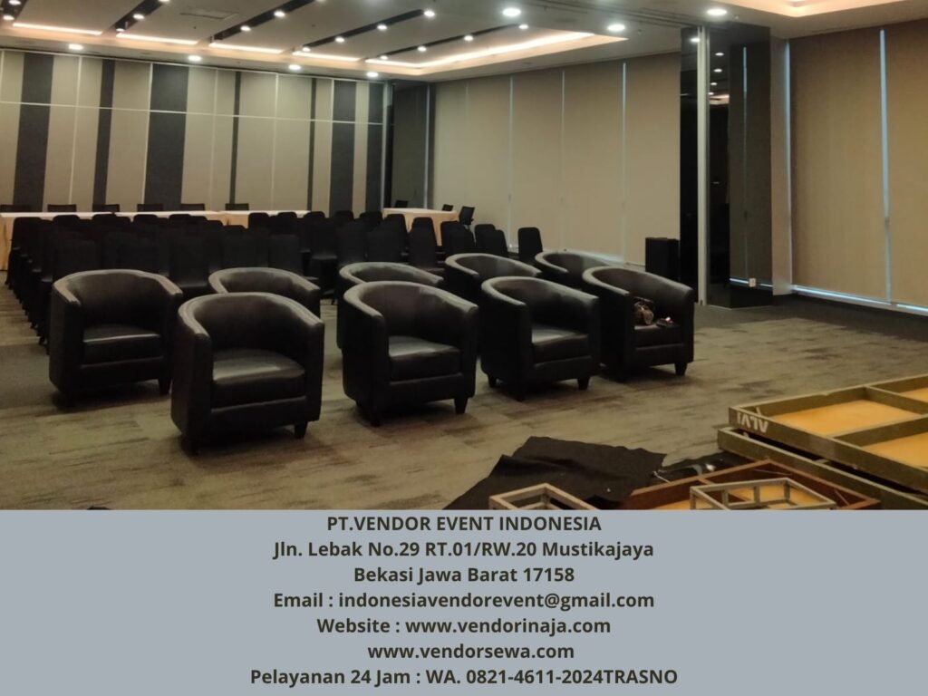 Pusat Sewa Sofa Oval Hitam Dan putih di Jakarta