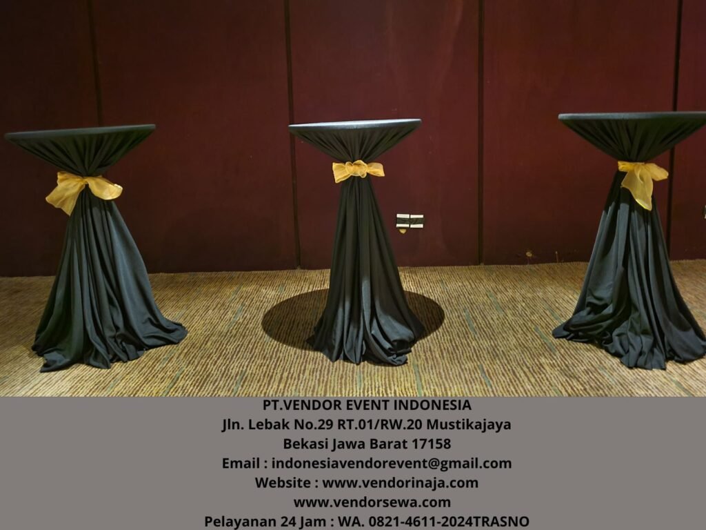 Pusat Sewa Barstool Putih Cover Hitam Area Jakarta