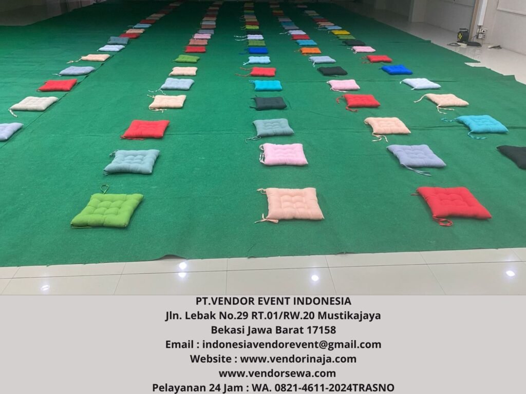 Sewa Bantal Duduk Lesehan Warna-warni Dan Empuk di Jakarta