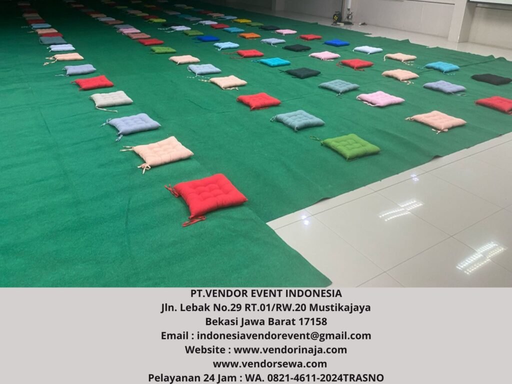 Sewa Bantal Duduk Lesehan Warna-warni Dan Empuk di Jakarta