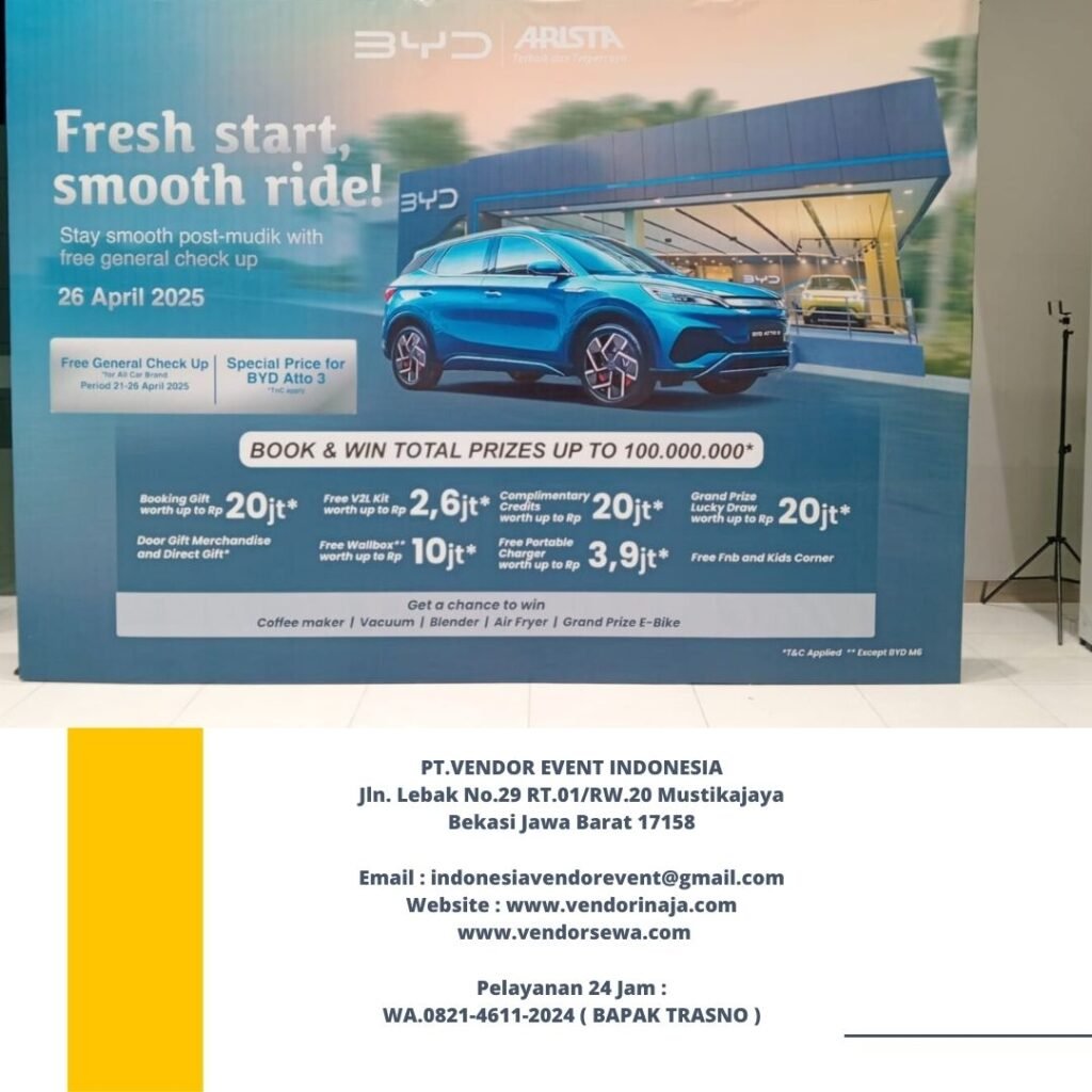 Sewa Backdrop Kotak Indoor Event BYD Depok