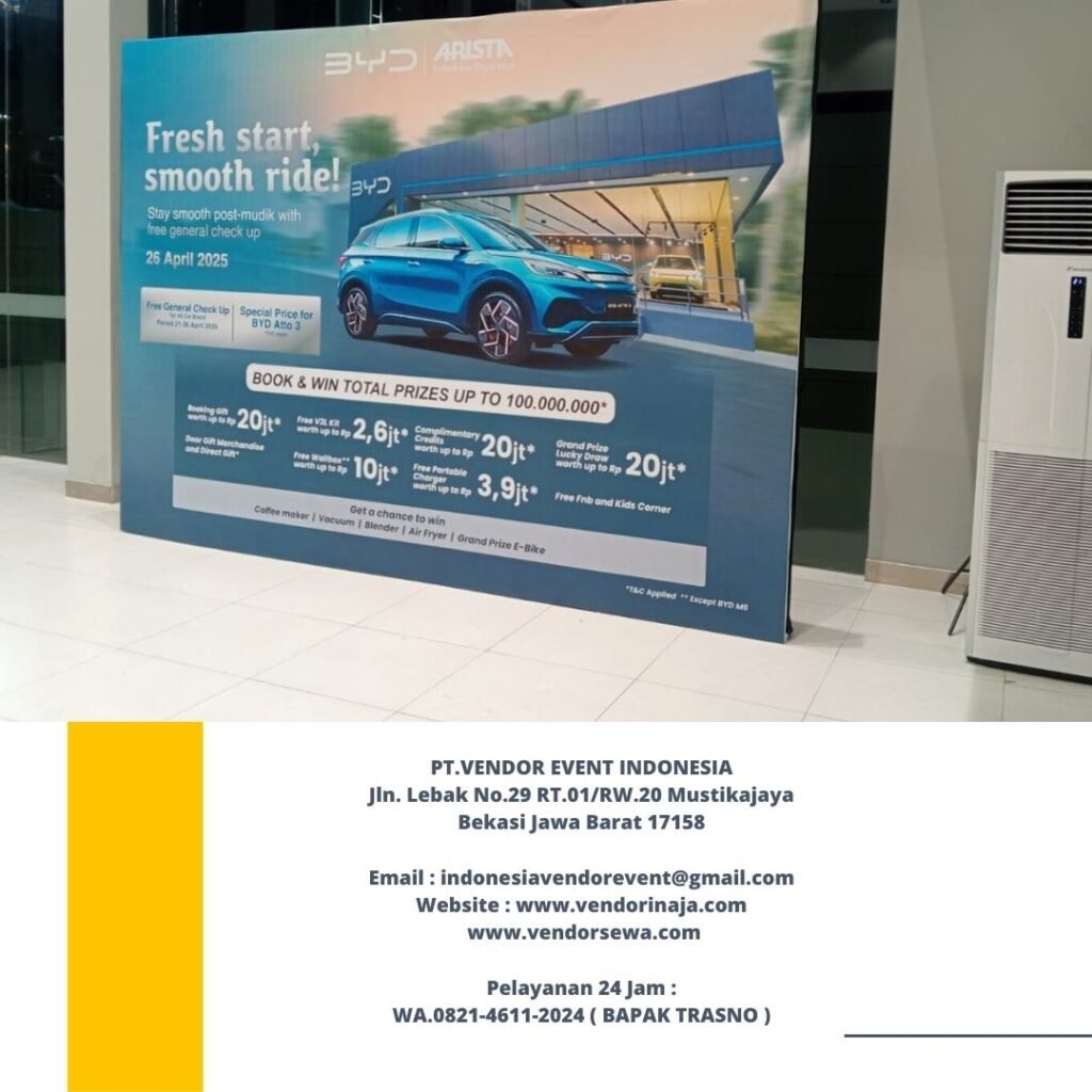 Sewa Backdrop Kotak Indoor Event BYD Depok