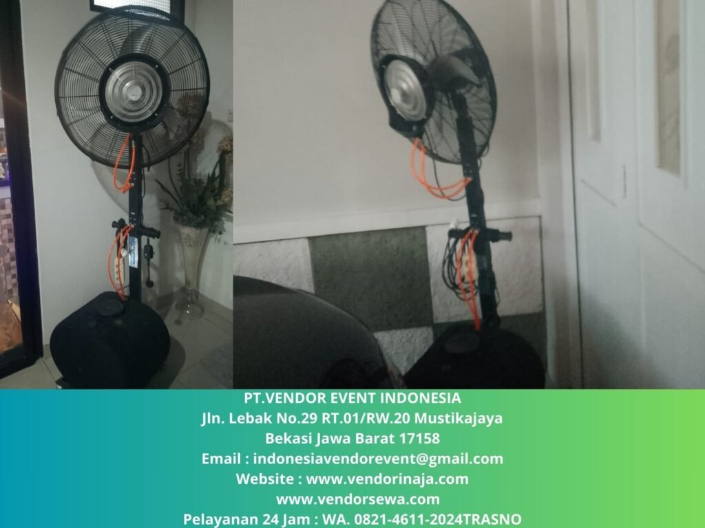 Sewa Kursi Kuliah Dan Misty Fan Event PT. Gys Cikarang