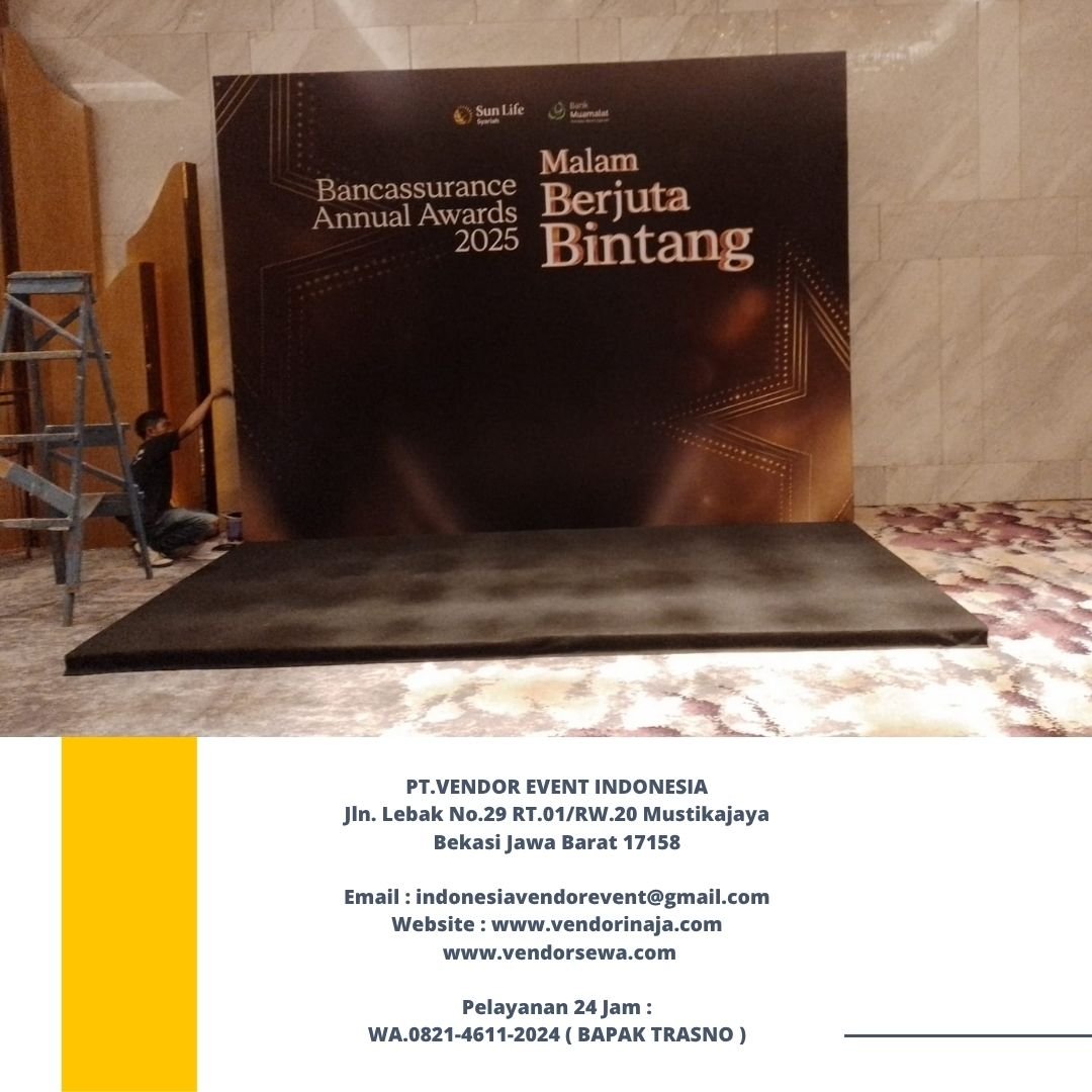 Rental Panggung Flooring Dan Backdrop Kotak Multiplek di Jakarta