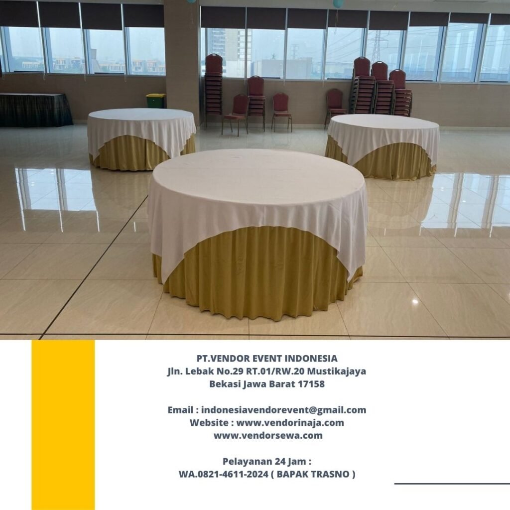 Rental Round Table D160cm Event United Tracktor Jaktim