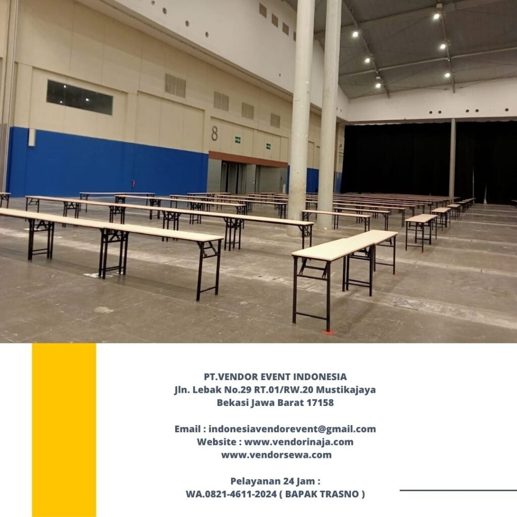 Sewa Meja Ibm HPL 180x60cm Jakarta