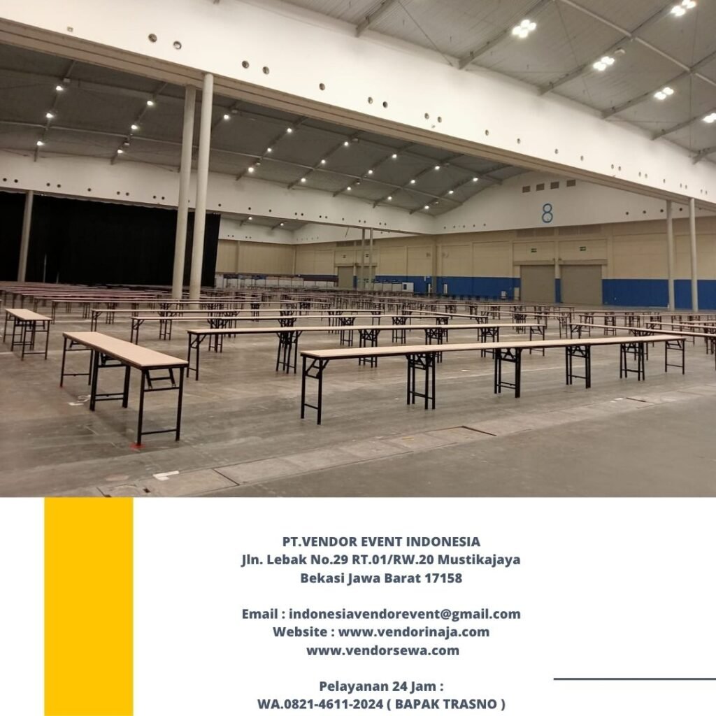 Sewa Meja Ibm HPL 180x60cm Jakarta