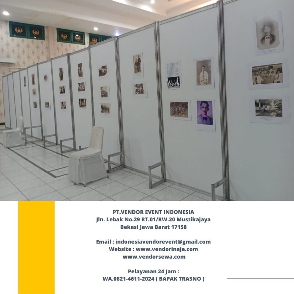 Sewa Partisi Putih Pameran di Jakarta