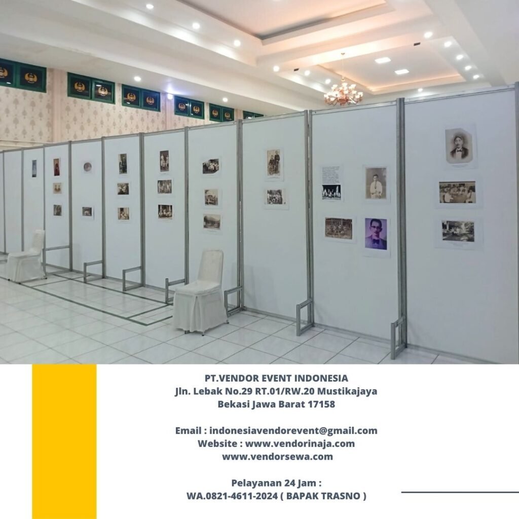 Sewa Partisi Putih Pameran di Jakarta