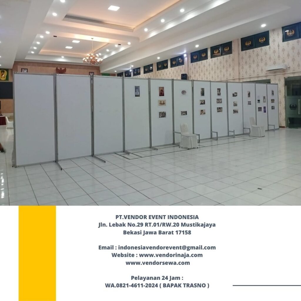Sewa Partisi Putih Skat Ruangan Dan Pameran Di Jakarta