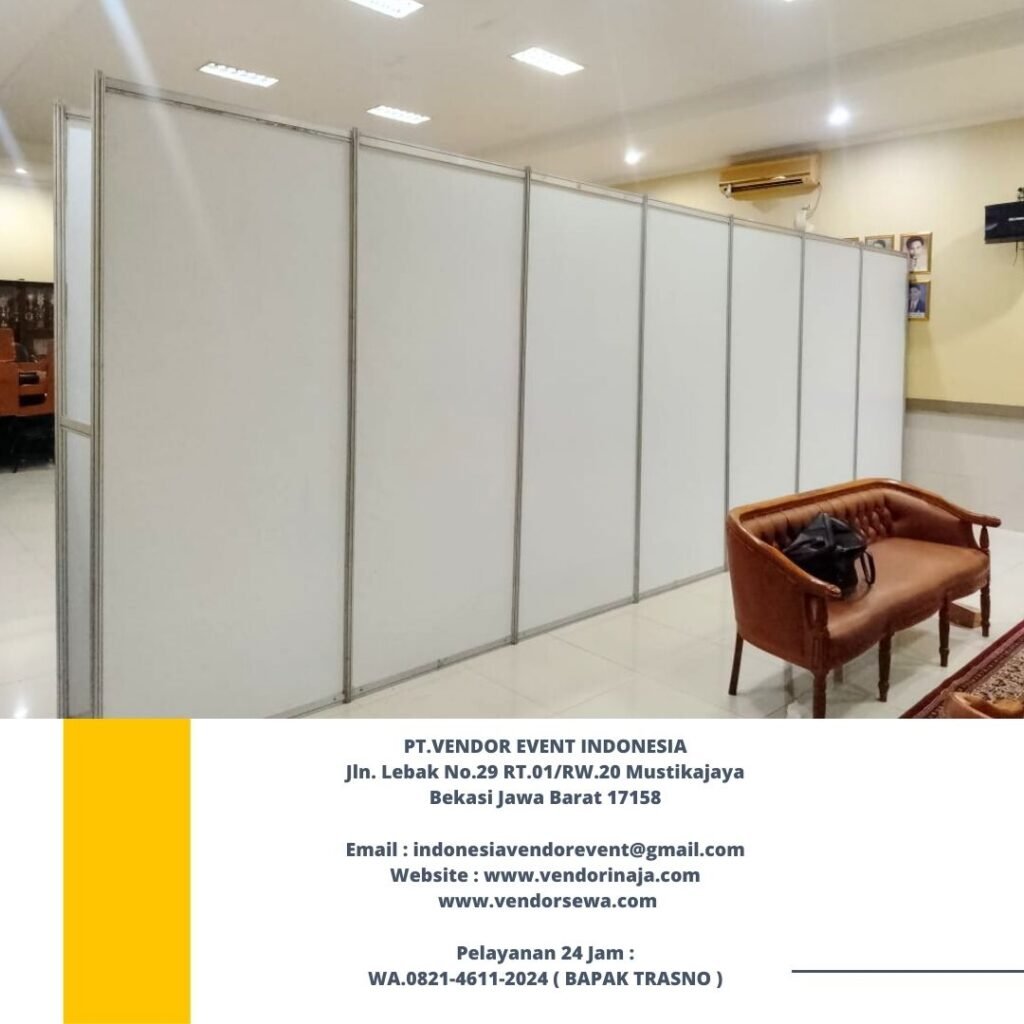 Sewa Partisi Putih Skat Ruangan Dan Pameran Di Jakarta