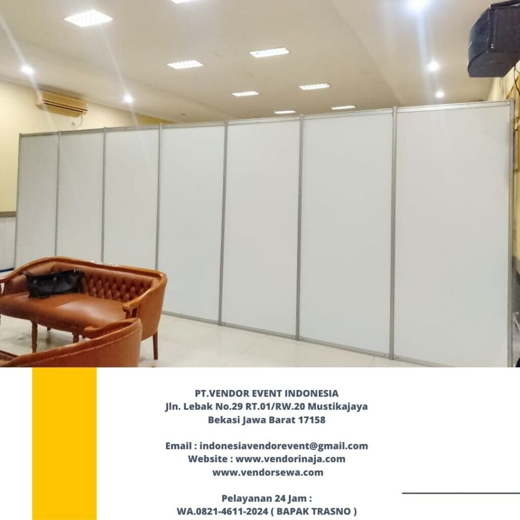 Sewa Partisi Putih Skat Ruangan Dan Pameran Di Jakarta