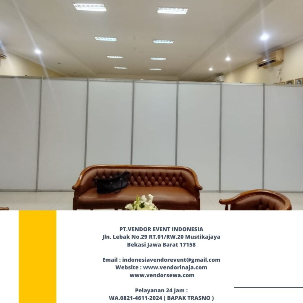 Sewa Partisi Putih Skat Ruangan Dan Pameran Di Jakarta