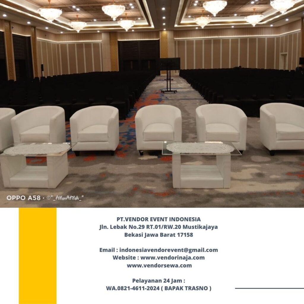 Sewa Sofa Oval Putih Bersih Dan Nyaman Area Jakarta Bekasi