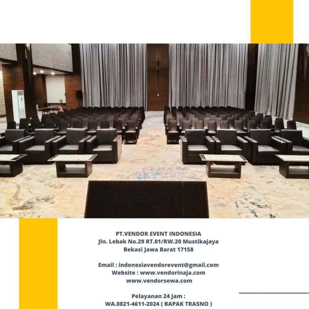Sewa Sofa Single Hitam Area Jakarta