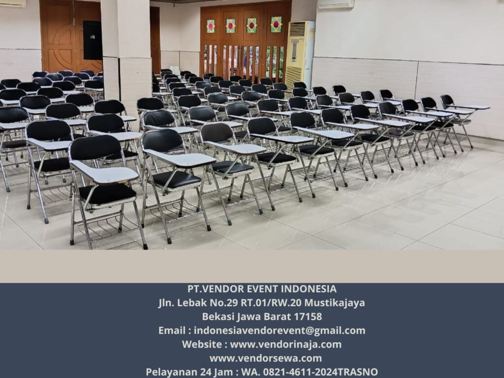 Sewa Kursi Kuliah Dan Misty Fan Event PT. Gys Cikarang