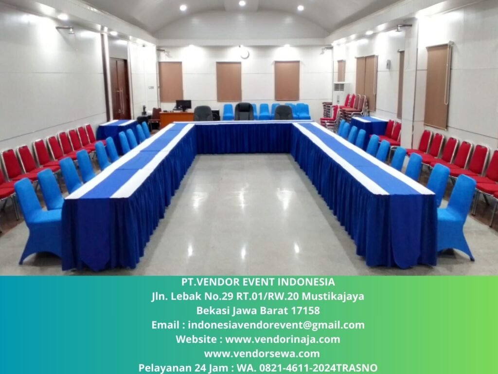 Sewa Meja Bundar Dan Kotak Full Aksesoris, Cover di Jakarta