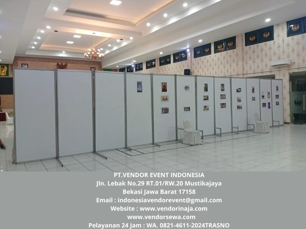 Rental Backdrop Partisi Putih Di Jakarta