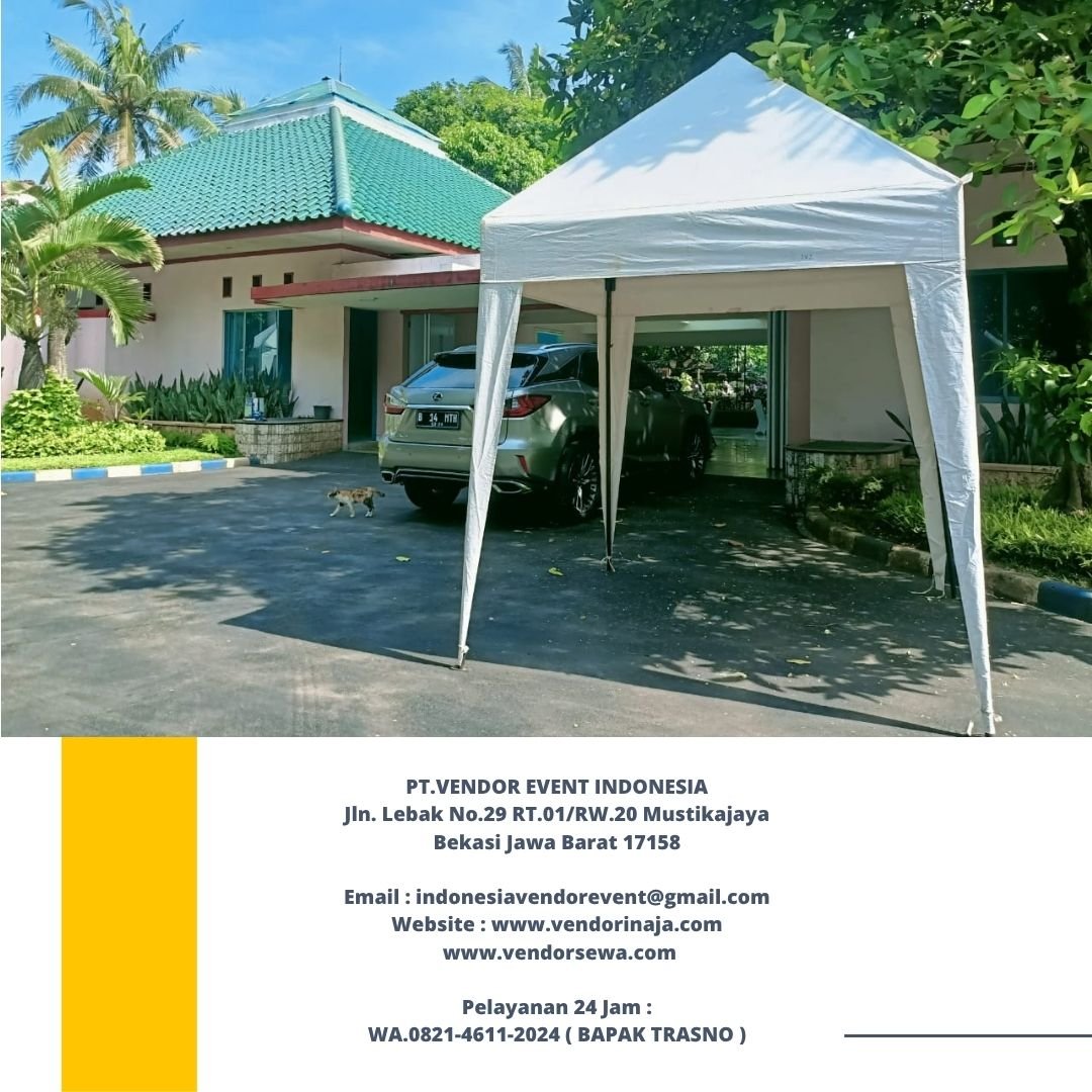 Rental Bazar Tent Putih Ukuran 2x2m Jakarta