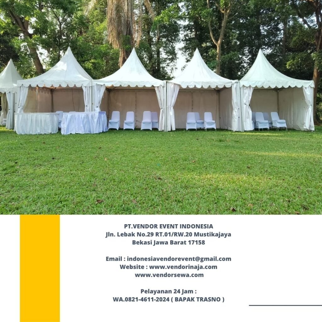 Rental Tenda Cafe atau Bazar Dan Sarnafil Atau Tenda Kerucut Jakarta