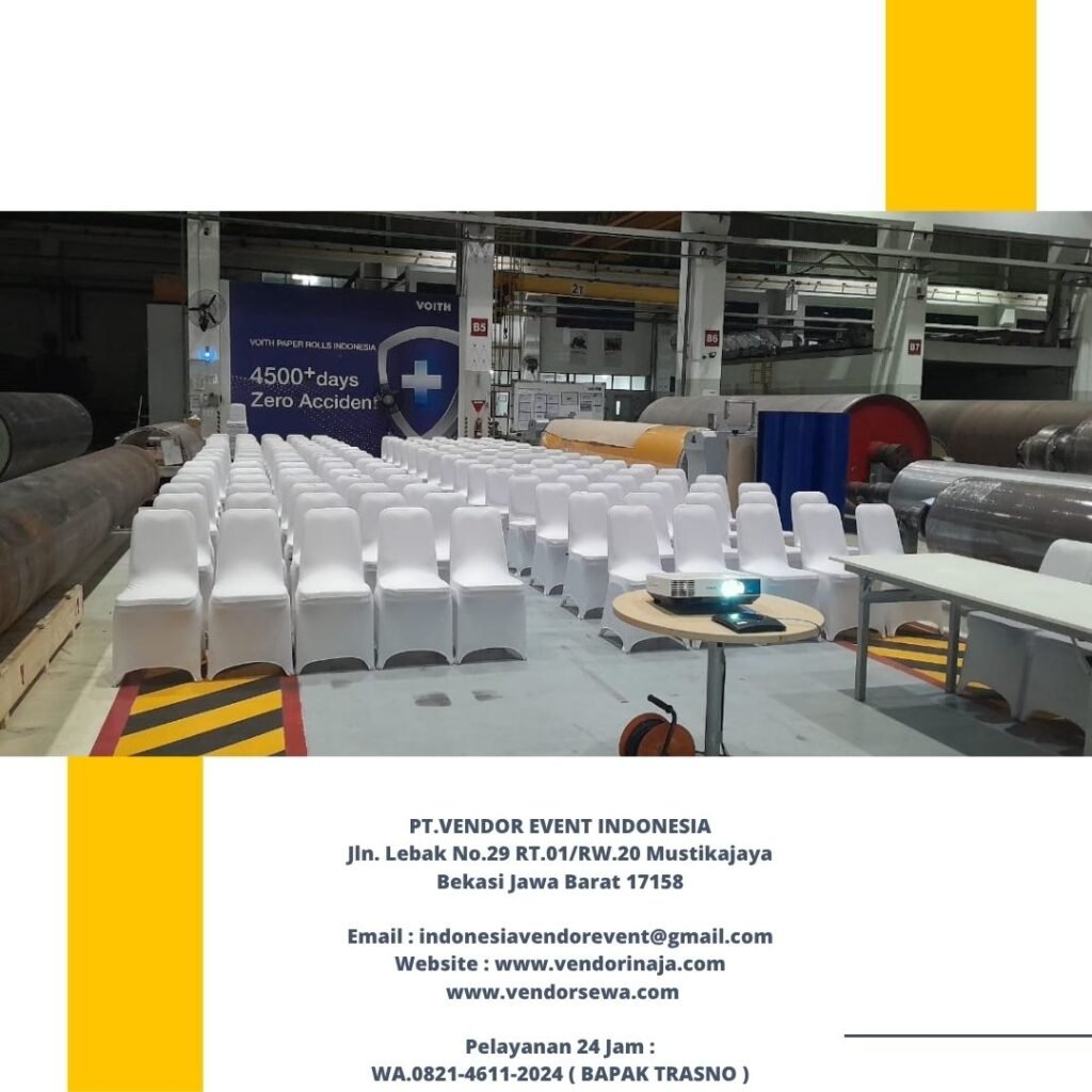 Sewa Kursi Futura Cover Stretch Putih Area Jakarta Harga Murah