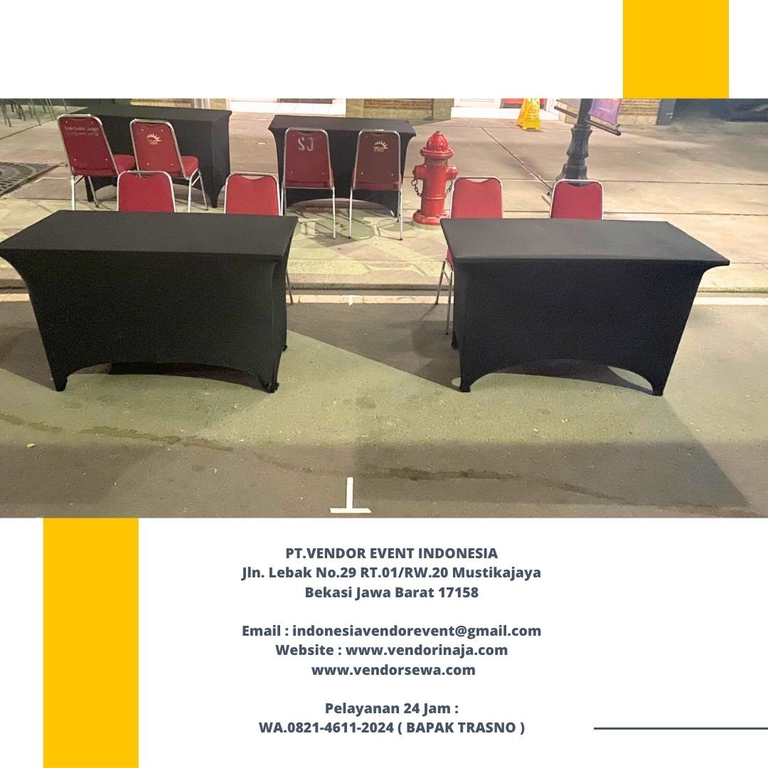 Sewa Meja Kotak Dan Kursi Futura Event Broadway Flavour Jakarta