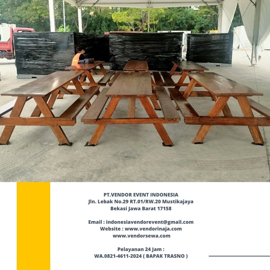 Sewa Meja Kursi Taman 2 In 1 Event Ancol Jakut