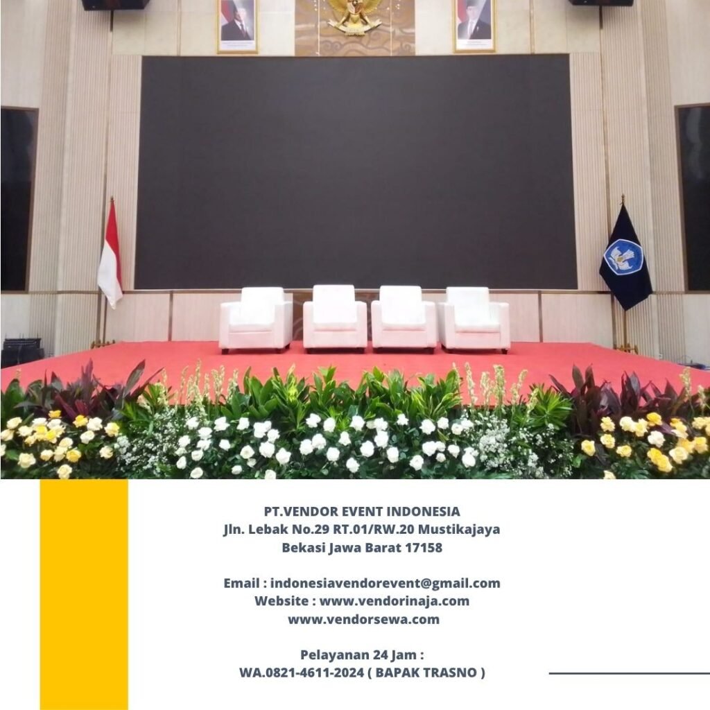 Sewa Sofa Single Putih Event Kemendikbud Jakarta