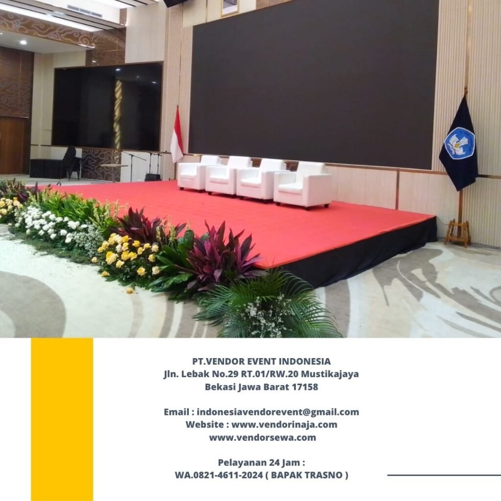 Sewa Sofa Single Putih Event Kemendikbud Jakarta