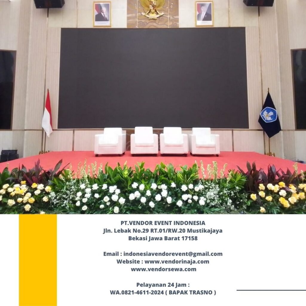 Sewa Sofa Single Putih Event Kemendikbud Jakarta