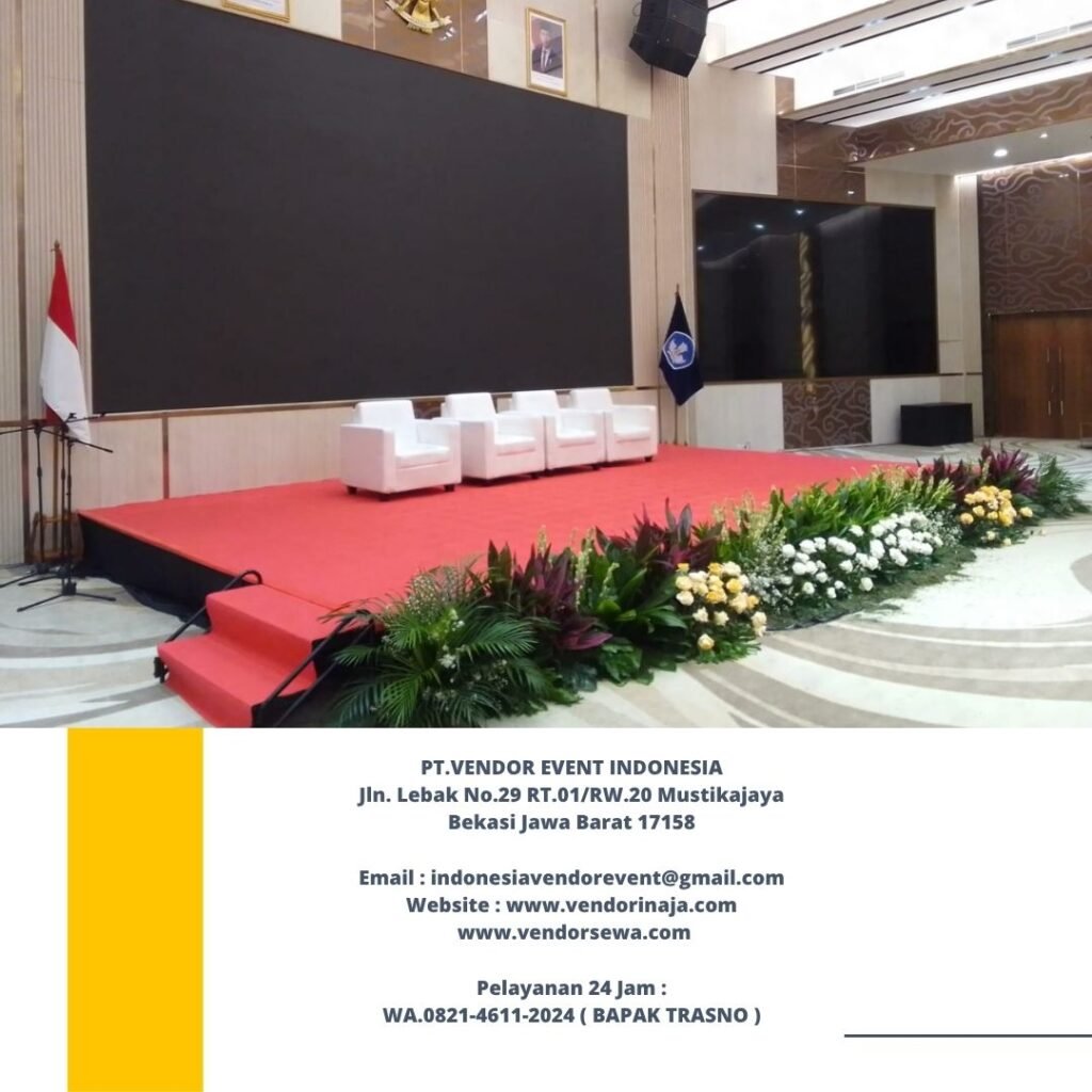 Sewa Sofa Single Putih Event Kemendikbud Jakarta