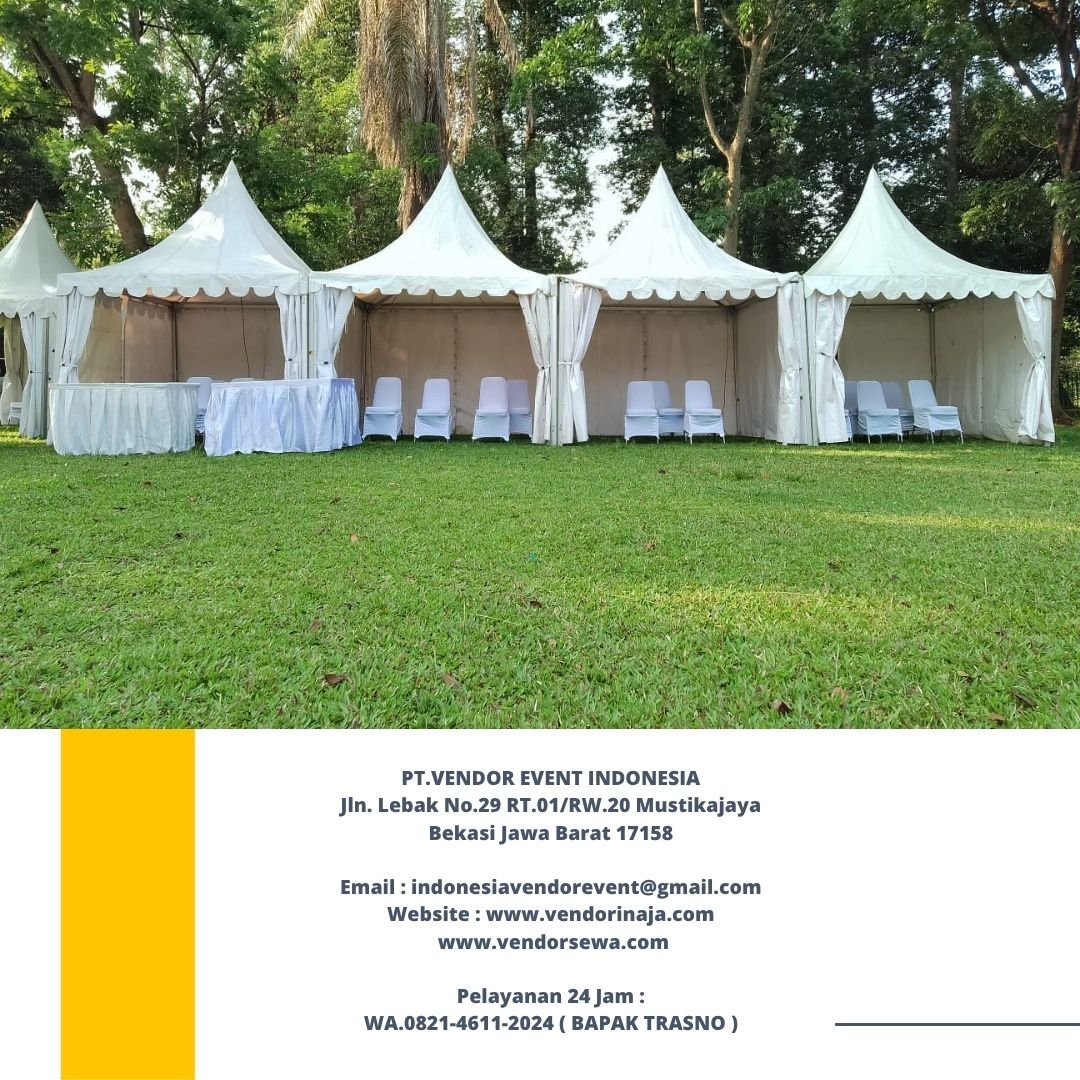 Sewa Tenda Kerucut Dan Tenda Bazar cafe di Jakarta