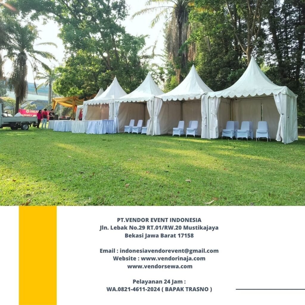 Sewa Tenda Kerucut Dan Tenda Bazar cafe di Jakarta